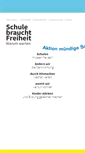 Mobile Screenshot of freie-schule.de