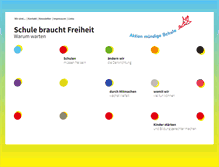 Tablet Screenshot of freie-schule.de
